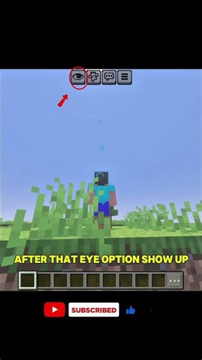 How to change camera angle in Minecraft PE mobile 100% working #aesthetic #minecraft