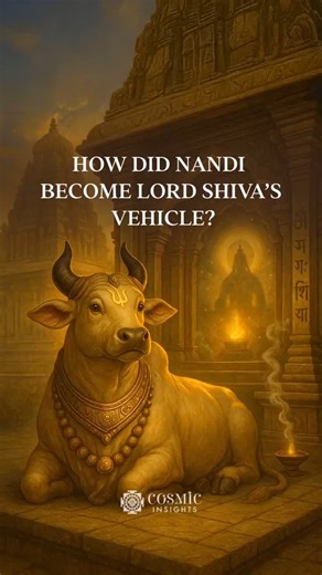 🐂 Who is Nandi? The Sacred Bull of Shiva 🔱 From a divine birth in sacred fire to becoming Shiva’s eternal companion - Nandi is more than a gatekeeper. He’s a symbol of devotion, strength, and divine loyalty. 🔥 Born from Sage Shilada’s prayers 🙏 Blessed with immortality by Lord Shiva ✨ Half-bull, all heart - Nandi reminds us what true devotion looks like. 📲 Want to discover your Nakshatra and spiritual guardian? Tap the link in bio #Nandi #Shiva #HinduMythology #VedicWisdom #Nakshatra #Spiri
