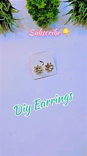 Diy Kundan Earrings #diy #craft #viral #shorts #earrings #trending