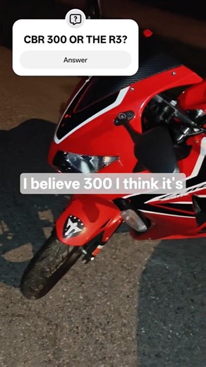 just picked up a Honda CBR 300
