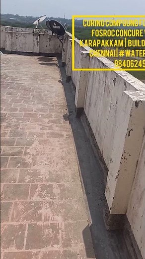 curing compound for concrete | fosroc concure wb white | karapakkam | building repairs | #waterproof