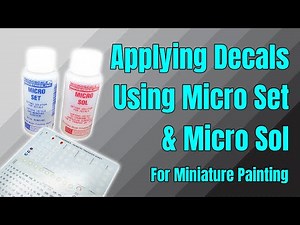 Applying Decals Using Micro Sol & Micro Set #warhammer #miniaturepainting #art #hobby #warhammer40k