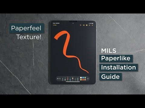 How to Install iPad Paperlike Protector Screen by MILS Technologies