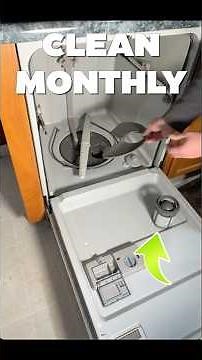 How To Clean a Dishwasher Filter FAST (Air Compressor Trick!)