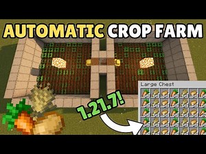 AUTOMATIC Villager Crop Farm 1.21.7! [ANY CROP]