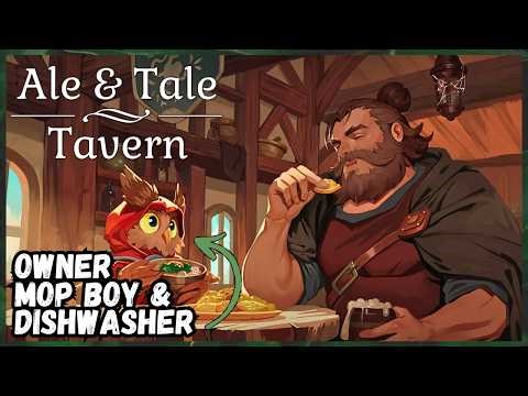 Let's Play ALE & TALE TAVERN | Tavern Owner but also Mop Boy and Dishwasher