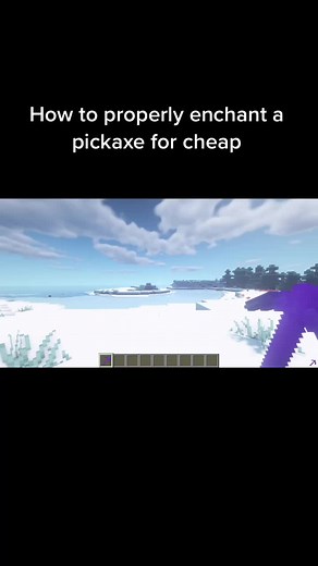Enchanting a Pickaxe on a Budget in Minecraft