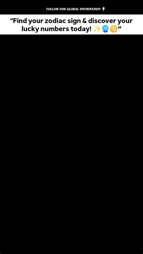 12 reactions | “Lucky Numbers for Every Zodiac Sign ✨” “Unlock the power of your stars ✨✨ Find your zodiac sign & discover your lucky numbers today! ♈♉♊♋” . . . #Zodiac #LuckyNumbers #Horoscope #AstrologyMagic #DailyLuck #ZodiacSigns #AstroVibes #GoodFortune #CosmicEnergy #SpiritualGuide #millionaremindset #billionaremindset #bussinessmindset #knowledge #fact #explorepage #instagramreels #reech | Information.verse | Facebook