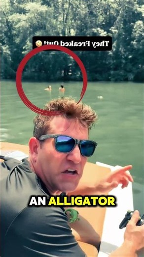 Dad’s CRAZY Remote-Control Alligator Prank in the Lake 😂🐊 (Girls Freak Out!)