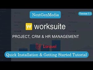 Nextgenmedia WORKSUITE Saas HR, CRM and Project Management Quick Installation Tutorial