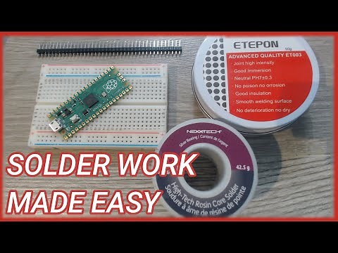 The EASY WAY to Solder Pins to your Pico, Arduino, Pi, and MORE!
