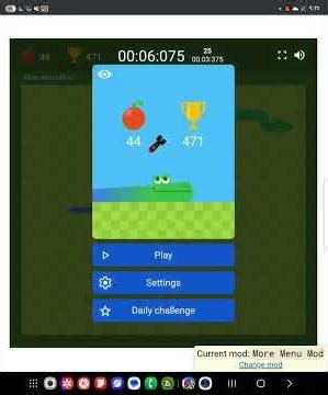 Google Snake with No Apples?