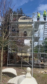 🔔 ✨ The Medieval Garden is about to welcome a spectacular new addition — our beautifully crafted bell tower! After thousands of hours of dedicated work, it's nearly ready to take pride of place in its new home. There's still a little more magic to weave before the Medieval Garden is complete, but we’re counting down the months... | Hamilton Gardens
