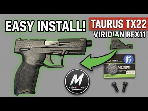 How To Install A Viridian RFX11 on a Taurus TX22
