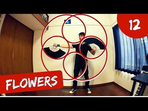 Fire Fan Tutorial #12 | Flowers for beginners