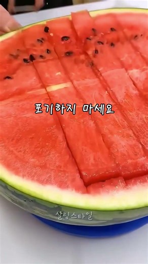 수박 써는 게 세상에서 제일 쉬웠어요? 5분 만에 수박 한 통 큐브로 만드는 법