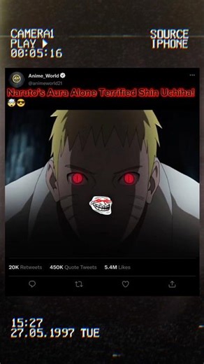 Naruto vs Shin Uchiha – The Fear in Shin’s Eyes!