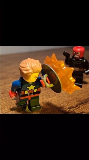 Cap shield test #lego #stopmotion #viral #shorts #fyp #marvel #trending