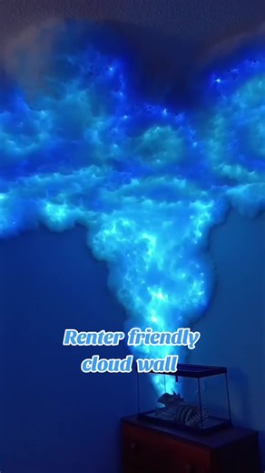 DIY Cloud Wall for Boys Room Decoration