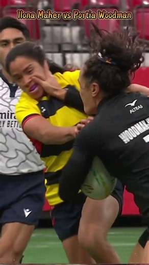 Ilona Maher vs Portia Woodman: Who’s the Real Rugby Queen?#rugbysevens #rugby #ilonamaher