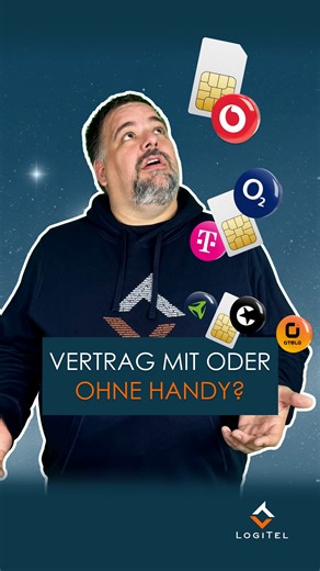 Du brauchst einen neuen Vertrag – aber bist unsicher, ob Du direkt ein neues Handy dazunehmen solltest? Helge erklärt Dir, wann sich ein Vertrag mit Smartphone lohnt und wann ein SIM-Only-Tarif besser für Dich ist! 💡 📲 Passende Angebote mit oder ohne Smartphone findest Du bei LogiTel: https://www.logitel.de #Handyvertrag #VertragMitHandy #Handytarif #LogiTel #moinhelge | www.logitel.de