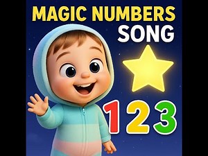 ✨ Magic Numbers Song – 123 Counting Song for Kids | Fun 3D Animation ✨