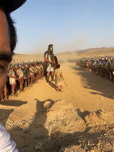 Viajero del tiempo en la pelea entre David vs Goliat | david vs goliath