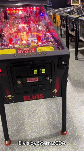Elvis pinball machine by Stern 2004 that is fully dialed in by the previous owner. Ready to provide hours of enjoyment! #elvis #elvispresley #pinball #pinballmachine #arcade
