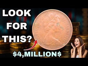 1971 Elizabeth II One New Penny Coin – First Year of Decimal Currency