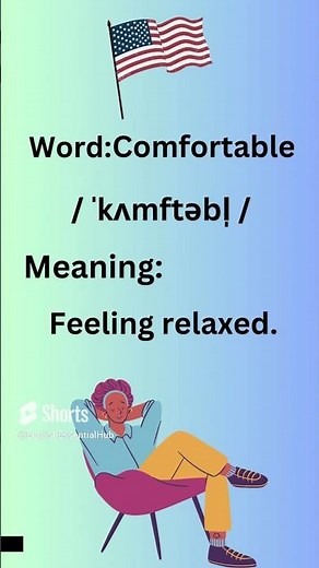 How to Pronounce Comfortable in American Accent #learnenglish #learning