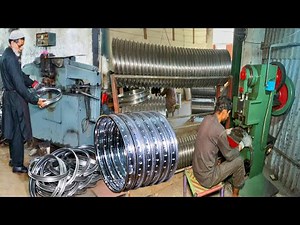 Amazing Manufacturing Process of Motorcycle Wheel Rim | How Motorcycle Wheel Rim Are Made in Factory