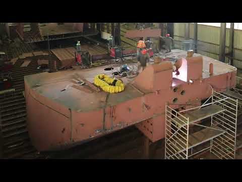 Construction of hopper barges