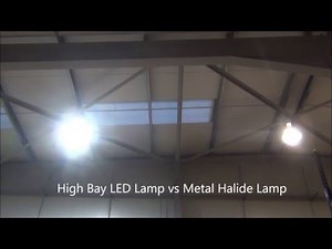 High Bay LED Lamp vs Metal Halide Lamp