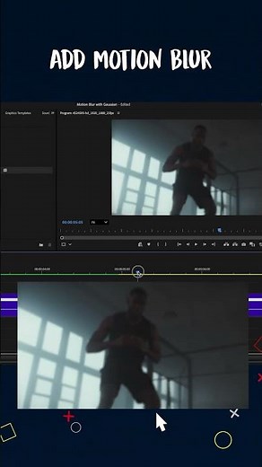 Motion Blur in Premiere Pro 🔥 (Gaussian Blur)