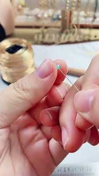 Make a Wire Ring with Turquoise Beads! 💍💙