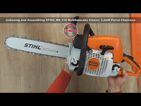 Unboxing and Assembling STIHL MS 310 Multilaterally Classic 3,2kW Petrol Chainsaw - Bob The Tool Man
