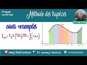 Méthode des trapèzes analyse numérique