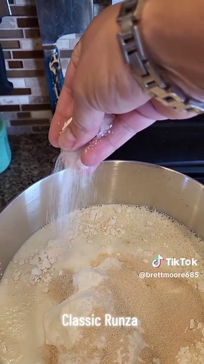 Classic Runza. Here's a cool Nebraska style sando that can be filled with anything you want! Recipe: CLASSIC RUNZA INGREDIENTS 1 1/4 cups (290 grams) whole milk 5 cups (600 grams) all-purpose flour 1/4 cup (50 grams) granulated sugar 1 tablespoon (10 grams) instant dry yeast 1 1/2 teaspoons (6 grams) fine sea salt 1 large (56 grams) egg 1 large (21 grams) egg yolk 3 tablespoons (45 grams) unsalted butter INSTRUCTIONS For the dough: heat the milk to 110°F/45°C. In the bowl of a stand mixer fitted