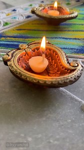 616K views · 478 reactions | Diwali special rangoli design! 杖 These beautiful handcrafted diyas from @thehandicraftian are perfect for creating a spiritual and festive atmosphere at your home. Do visit @thehandicraftian for more details! #terracotta #clay #diya #handicraftian #collaboration #diwali #festivities #rangoli #festive #diwalidecor | Blissful Stuff by Poonam | Facebook