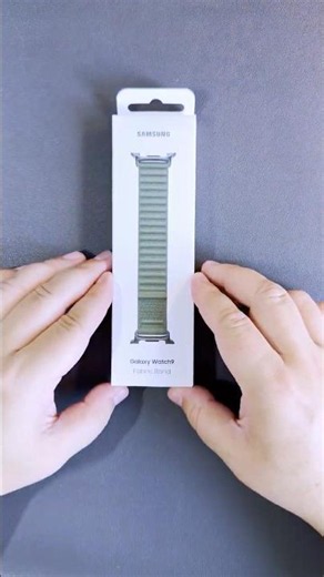 Samsung Galaxy Watch 9 Fabric Band Unboxing #samsung #galaxywatch9 #watchband #unboxing #tech #asmr