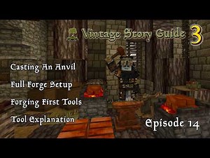How To Make an Anvil and Forge Copper Tools | Vintage Story Guide S3 E14 (1.22)