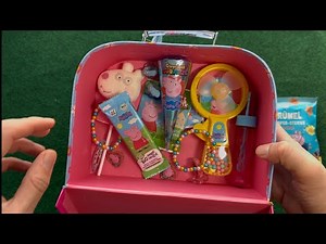 💙Satisfying PEPPA PIG Magic Sweets Box ASMR | Peppa Talk & Sign | Yummy Candy and Toy Unboxing