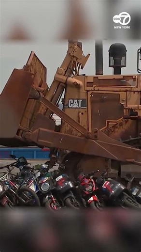 200+ scooters, mopeds destroyed after being seized by NYPD