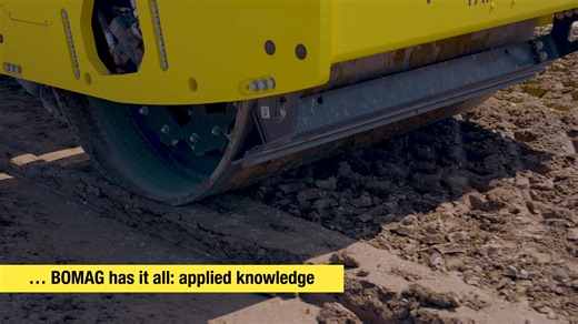 Making non-load-bearing soil stable? The mix-in-place method is the go-to solution in #stabilisation. 🌍 ✔️ No removal of material or soil ✔️ Saves raw materials ✔️ Cuts transport costs ✔️ Reduces landfill strain And if you want to rack up the metres, the BOMAG RS 460 is the perfect choice: 🔸 456 hp, all-wheel drive & traction control 🔸 High-mounted camera for maximum visibility 🔸 Can even work in reverse In this video, we’re showing a special twist: instead of a dusty binder, we’re using #Cl