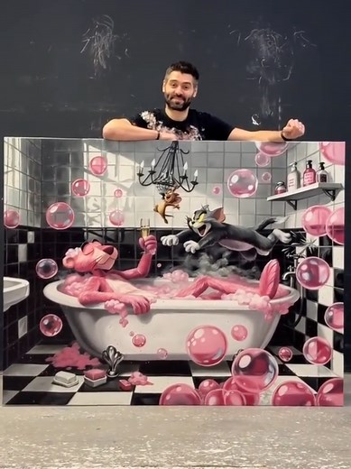 Bubble Trouble: Pink Panther vs. Tom and Jerry Showdown