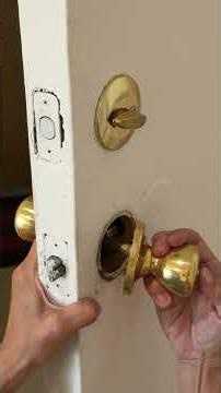 Installing locks like you actually know what you're doing #DIY #interiordesign