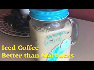 Iced Coffee Recipe/Iced Coffee Drink