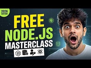 Node.js Masterclass 2026 | 20+ Hour Free YouTube Course Trailer