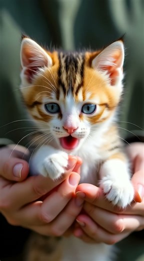 🐾 Adorable Kitten's First Exploration!