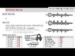 03 C 07 요약 건설안전기사 작업형 와이어로프 리프트 크레인 및 방망사 안전대